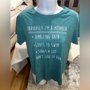 Modern Lux, mermaid tee, large